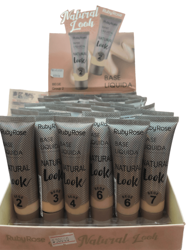 BASE LIQUIDA NATURAL LOOK RUBY ROSE