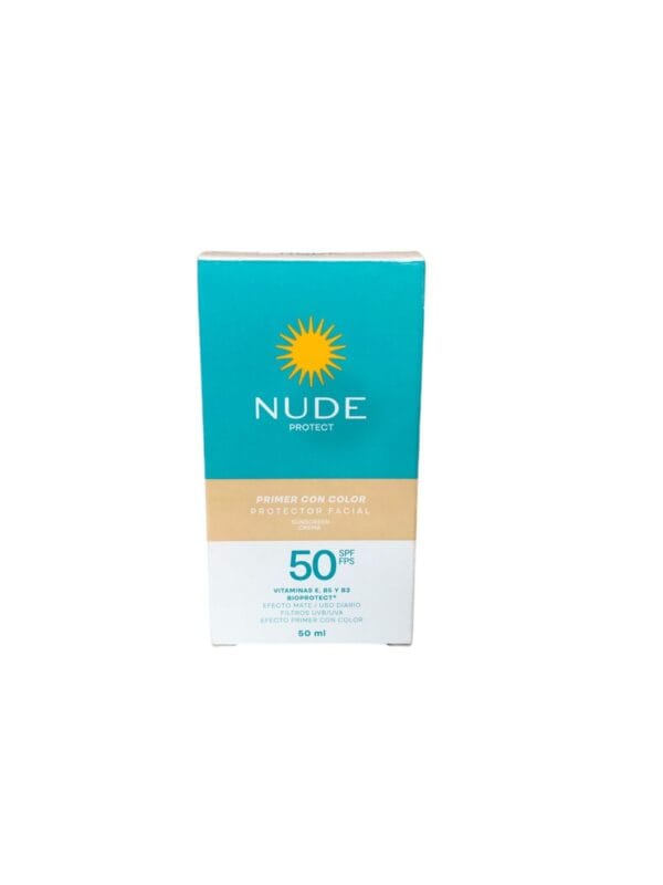 PROTECTOR SOLAR FACIAL NUDE CON COLOR 50 ML