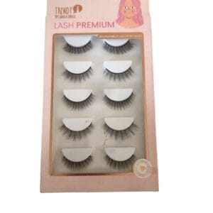 PESTAÑAS  GLAM TRENDY X 5