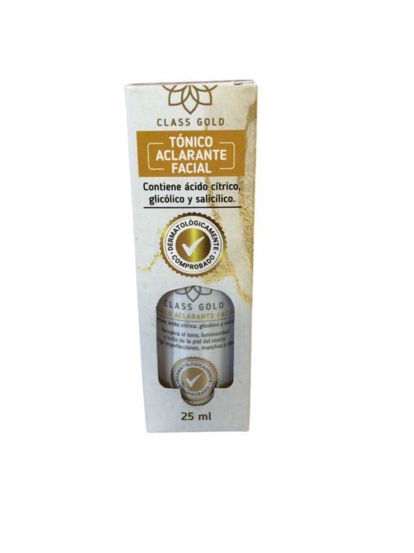 TONICO ACLARANTE FACIAL CLASS GOLD